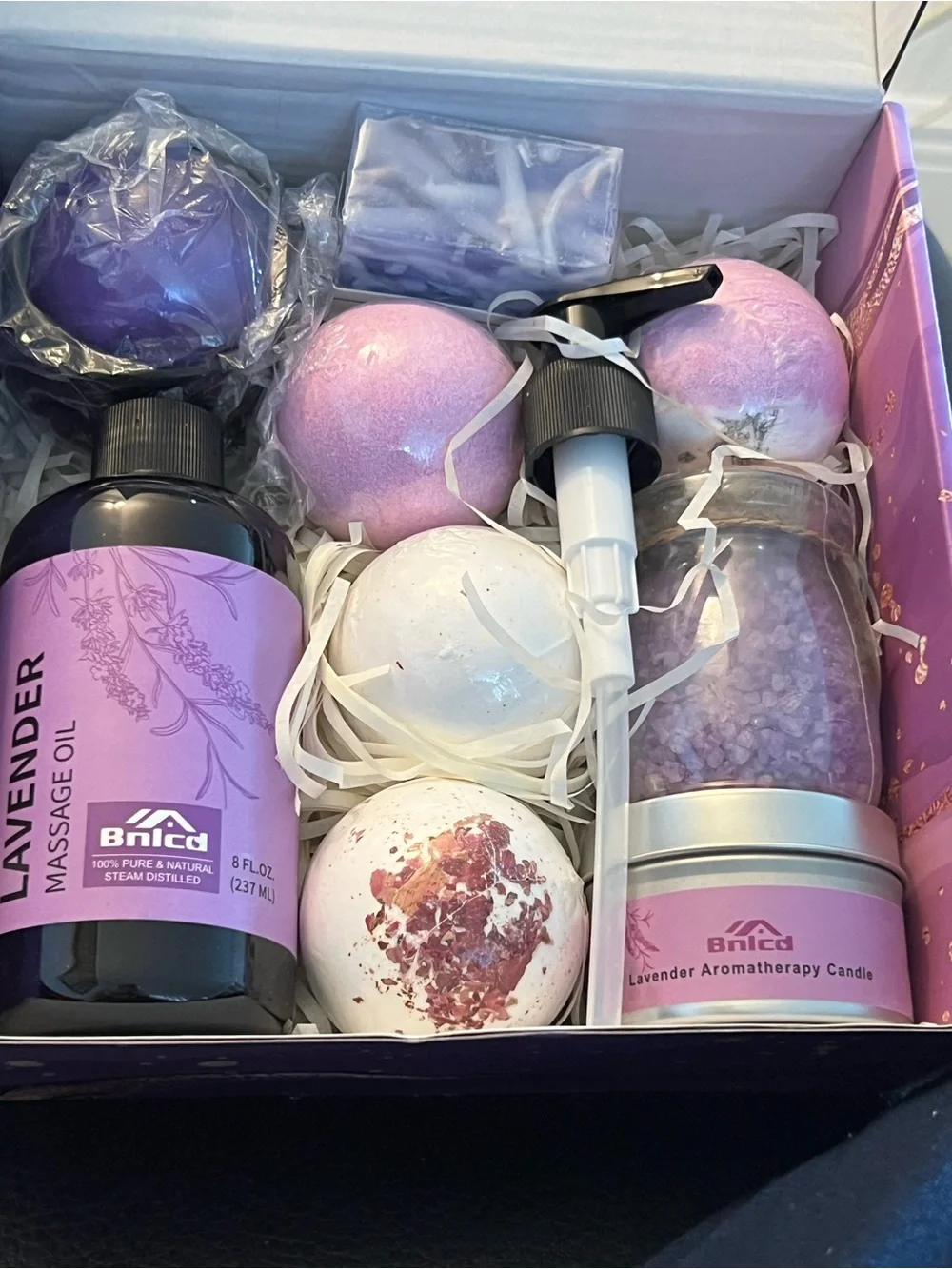 BNLCD NIB Lavender Spa Gift Set-10 items